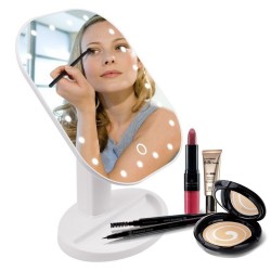 Folding adjustable LED make-up touch mirrorMake-Up