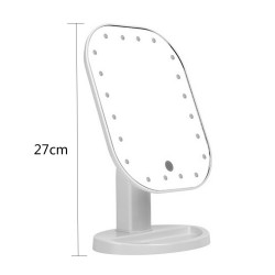 Folding adjustable LED make-up touch mirrorMake-Up