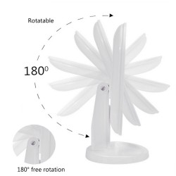 Folding adjustable LED make-up touch mirrorMake-Up