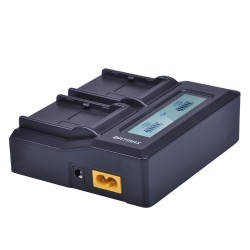 Rapid LCD dual li-Ion battery charger for Topcon BT 65Q BT65Q GTS 900 & GPT 9000