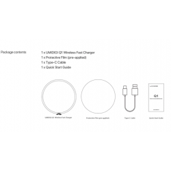Samsung Galaxy S9 S8 S7 iPhone 8 / X / 8 Plus UMIDIGI Q1 15W drahtloser Schnellladegerät