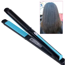 Electric hair straightener corrugated iron with temperature controlHair straighteners