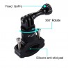 Gopro Hero 5 SJ6000 Xiaomi Yi2 rotatable bike handlebar mount holder adapter bracketMounts