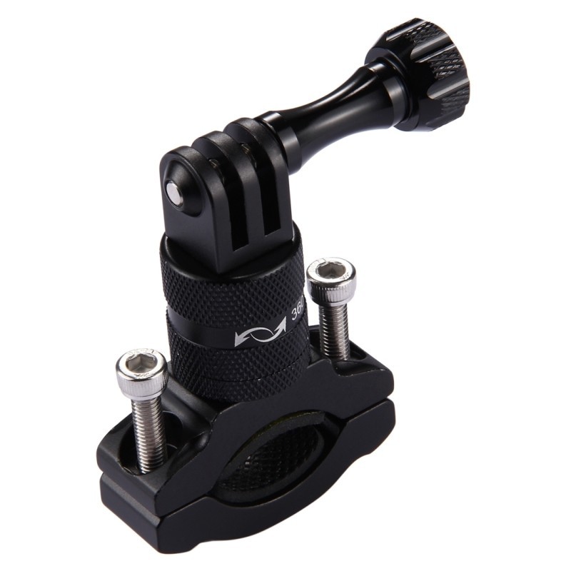 Gopro Hero 5 SJ6000 Xiaomi Yi2 rotatable bike handlebar mount holder adapter bracketMounts