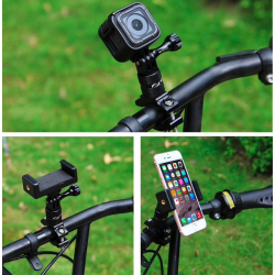 Gopro Hero 5 SJ6000 Xiaomi Yi2 drehbare Fahrrad Lenkerhalterung Adapterhalterung
