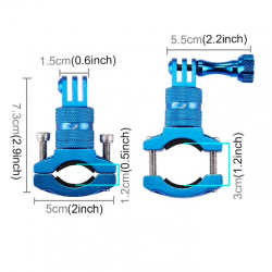 Gopro Hero 5 SJ6000 Xiaomi Yi2 drehbare Fahrrad Lenkerhalterung Adapterhalterung