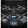 DM DM107 WIFI FPV Dual 2MP Camera Optical Flow Altitude Hold Foldable RC Drone QuadcopterDrones