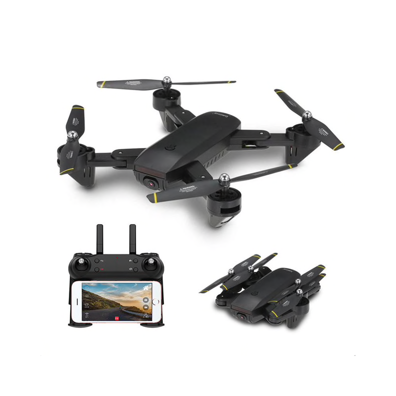 DM DM107 WIFI FPV Dual 2MP Camera Optical Flow Altitude Hold Foldable RC Drone QuadcopterDrones