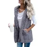 Fur Weste - Kapuzenkörperwärmer - Jacke