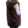 Fur Weste - Kapuzenkörperwärmer - Jacke