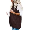 Fur Weste - Kapuzenkörperwärmer - Jacke