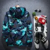 Camouflage Kapuzenjacke Windjacke unisex