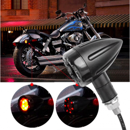 LED motorcycle brake & turn signal lights indicators 2 pcsTurning lights