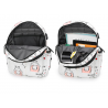 USB-Ladeschule Rucksack Leinwand 3 Stück Set
