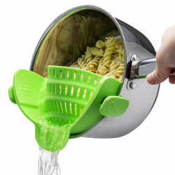 Pot & pan & bowl silicone funnel strainerKitchen