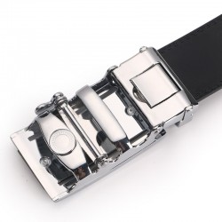 Echter Cowhide Ledergürtel mit automatischem Schnallengürtel