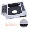 Universal Aluminium SATA HDD Caddy 12.7mm Kastengehäuse optische Bucht