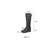 Natürliche Wolle echte Leder Winterstiefel