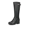 Natürliche Wolle echte Leder Winterstiefel