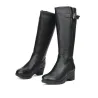 Natürliche Wolle echte Leder Winterstiefel