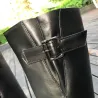 Natürliche Wolle echte Leder Winterstiefel