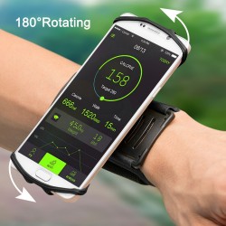 iPhone 4 - 5,5 Zoll180 Grad drehbar Jogging Telefon Halter Armbandband Gurtband