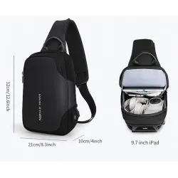 9.7 Zoll IPad wasserdicht Schulter Crossbody Brusttasche