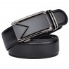 Genuine leather belt with automatic buckleBelts