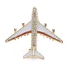 Crystal airplane broochBrooches
