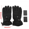 Winter waterproof battery heated glovesWinter Sport