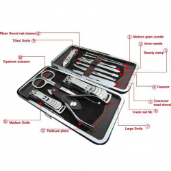 Manicure & pedicure nail tools 12 pcs setClippers & Trimmers