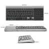Kabellose Minitastatur mit Touchpad - Air Mouse Android Box - Windows PC
