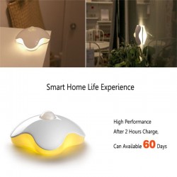 LED USB rechargeable night light with motion sensorWall lights