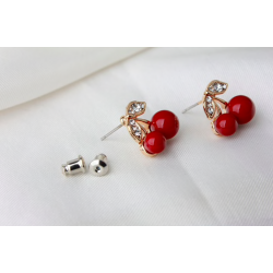 Red cherry earringsEarrings