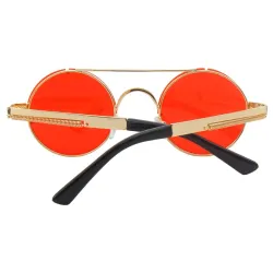 Runde Vintage Steampunk Sonnenbrille unisex