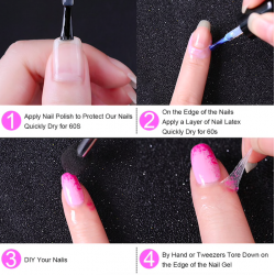 Schutz Nagellatex abziehen Gel 6ml