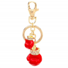 Boxing gloves crystal keychain keyringKeyrings