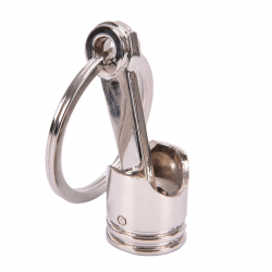 Silber Motor Pistole - Schlüsselanhänger