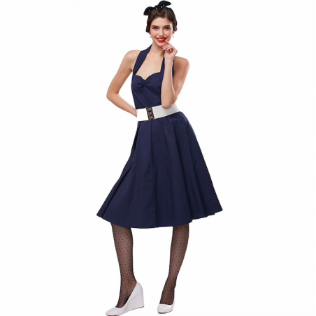 Plus Größe Vintage Retro Kleid