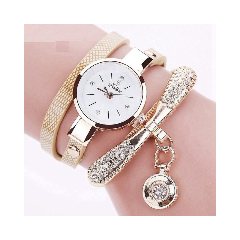 Vintage bracelet crystal quartz watchWatches
