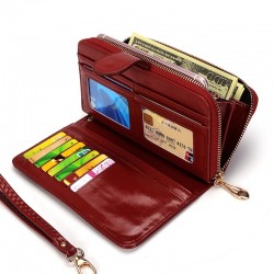 Leather long wallet purseWallets