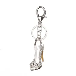 Crystal high heel shoe - keychainKeyrings