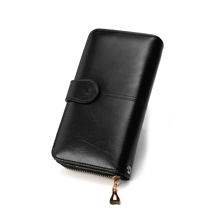 Leder lange Geldbörse Geldbörse
