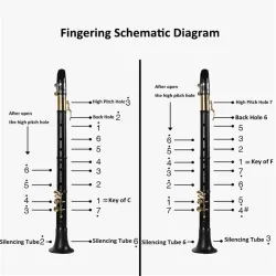 C / F Ton mini Saxophon
