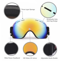 Ski Snowboardbrillen - UV400 anti-fog