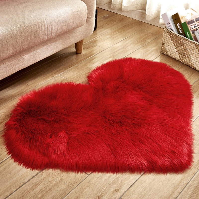 Herzförmiger Teppich 40 * 50 cm