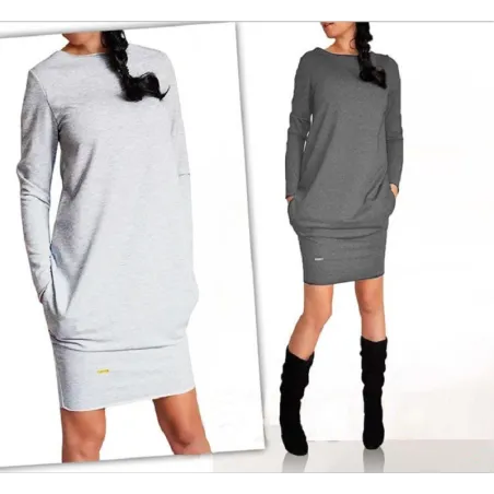 Langer Pullover - Minikleid