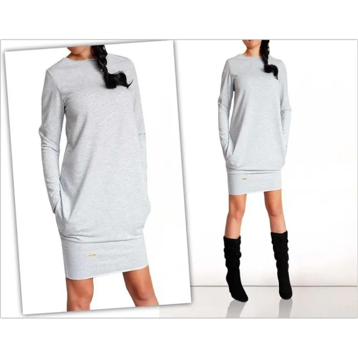 Langer Pullover - Minikleid