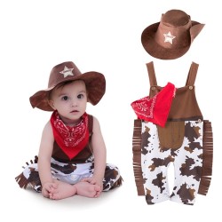 Cowboy - Kostüm für Kinder Set 3 Stück