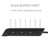 Universal USB charging station stand with 6 port & 6 cables 5V10.2AChargers